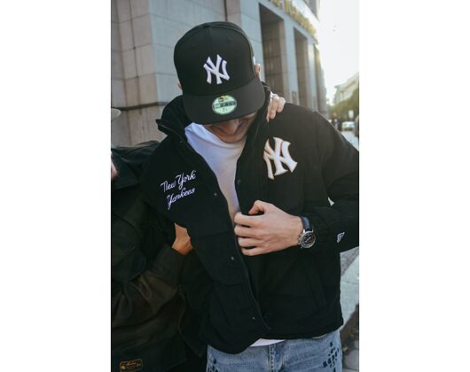 Bunda New Era - Cord Puffer - NY Yankees - Black / White