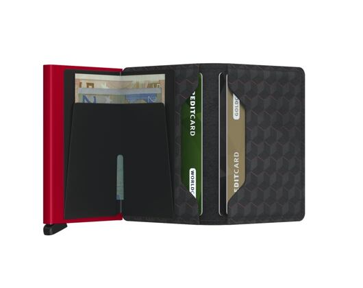 Secrid Optical Black-Red Wallet