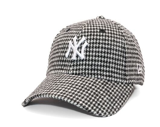 Dámská Kšiltovka New Era - 9FORTY Womens MLB houndstooth - NY Yankees - Black / White