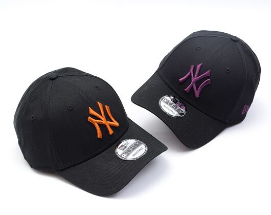 Kšiltovka New Era - 9FORTY MLB League Essential - NY Yankees - Black / Brown