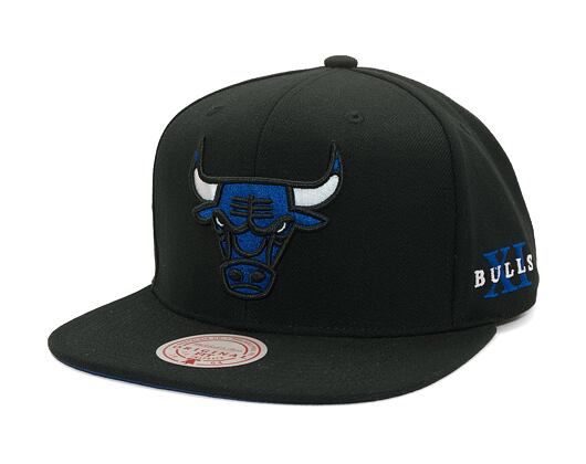 Kšiltovka Mitchell & Ness - Core Xi Snapback - Chicago Bulls - Black/Blue