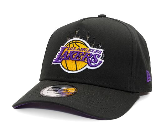 Kšiltovka New Era - 9FORTY A-Frame NBA Flame - LA Lakers - Black