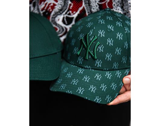 Kšiltovka New Era - 9FORTY MLB Team monogram - NY Yankees - Green