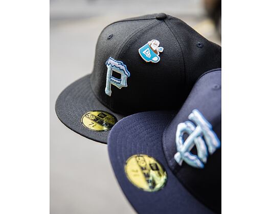 Kšiltovka New Era - 59FIFTY "Wintertime Pin" - Pittsburgh Pirates - Black