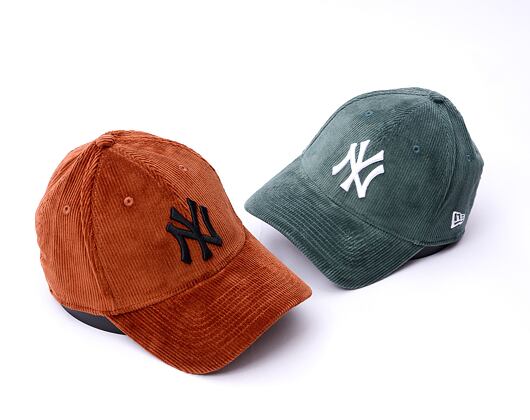 Kšiltovka New Era - 39THIRTY MLB Cord - NY Yankees - Brown / Black