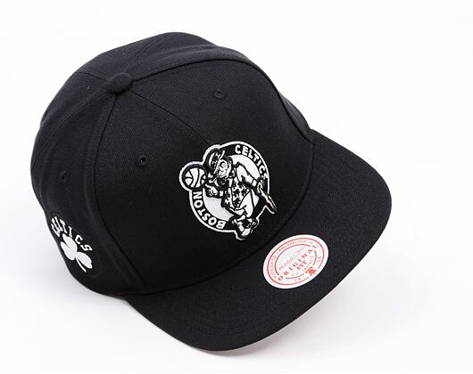 Kšiltovka Mitchell & Ness - Evergreen Black/White Snapback - Boston Celtics - Black