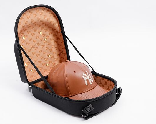 Kšiltovka New Era - MLB Image Drop - Leather 9FORTY - NY Yankees - Brown / White