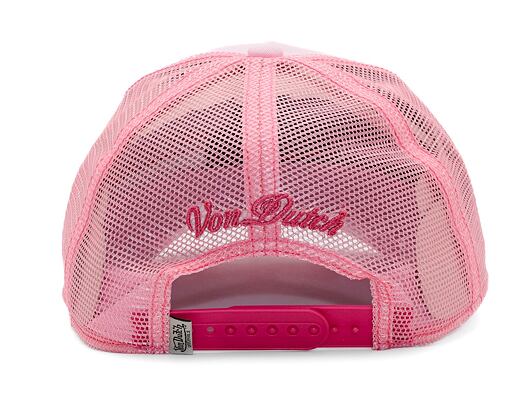 Kšiltovka Von Dutch - Trucker Riverside - Caps - Cot Twill - Pink