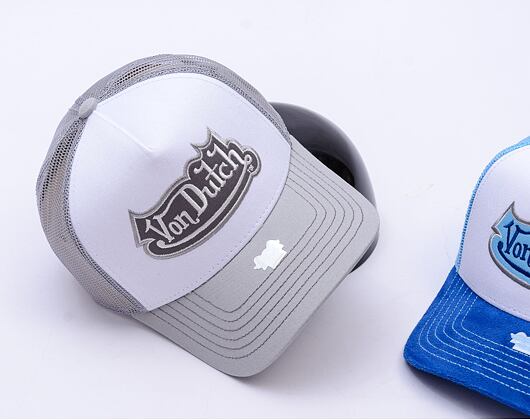 Kšiltovka Von Dutch - Trucker Rockford - Caps - Cot Twill - White/ Grey