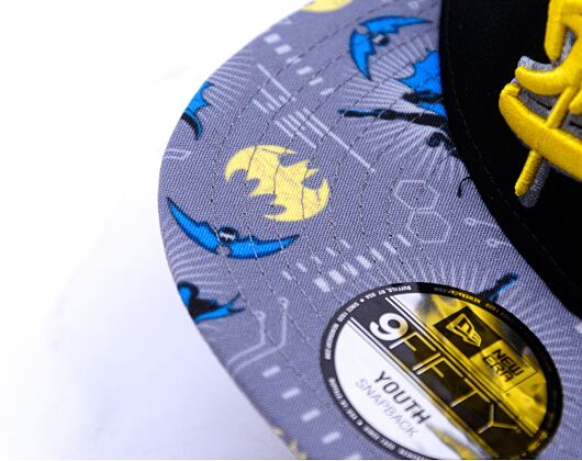 Dětská Kšiltovka New Era - Warner Bros Batman 9FIFTY - Black / Yellow