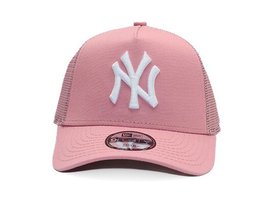 Dětská Kšiltovka New Era - MLB Essential 9FORTY Trucker - NY Yankees - Pink / White