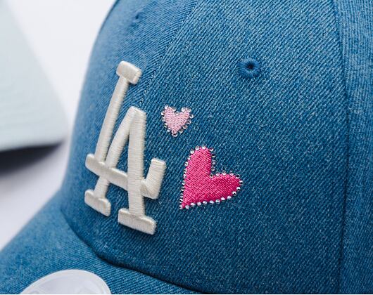 Dámská Kšiltovka New Era - MLB Denim Icon 9FORTY - LA Dodgers - Navy / White