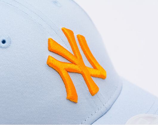 Dámská Kšiltovka New Era - MLB Essential 9FORTY - NY Yankees - Pastel Blue / Orange Glaze