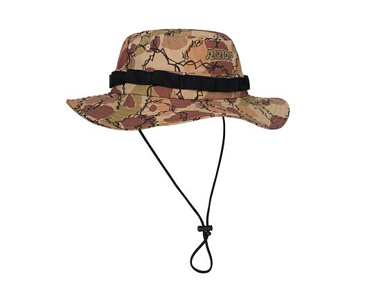 Klobouk Rip N Dip - Wired Boonie Hat Tan - Camo