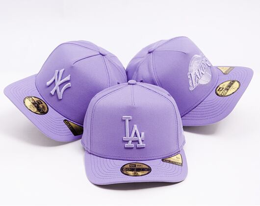 Kšiltovka New Era - MLB Color Pack 59FIFTY A-Frame - LA Dodgers - Purple