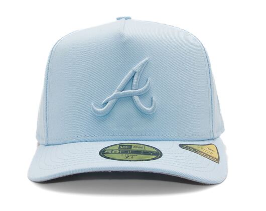 Kšiltovka New Era - MLB Color Pack 59FIFTY A-Frame - Atlanta Braves - Baby Blue