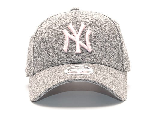 New Era Tech Jersey New York Yankees 9FORTY Gray/Pink Strapback Womens Cap