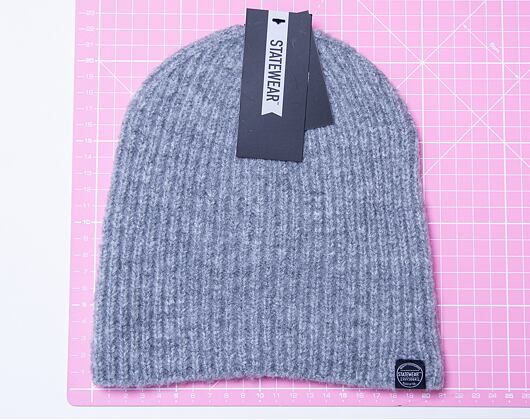 STATEWEAR Heylow Beanie Light Grey Melange