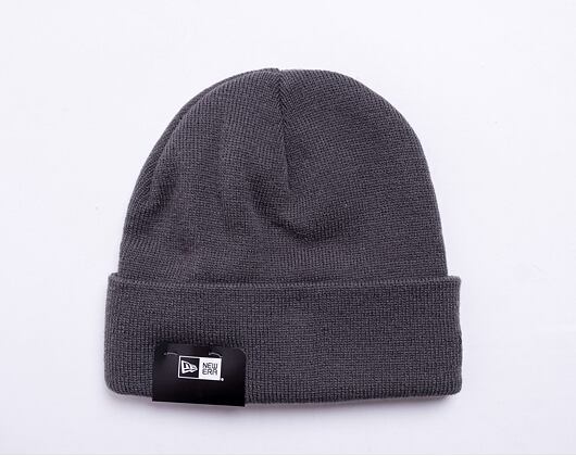 New Era Pop Short Cuff Knit Grey Winter Beanie