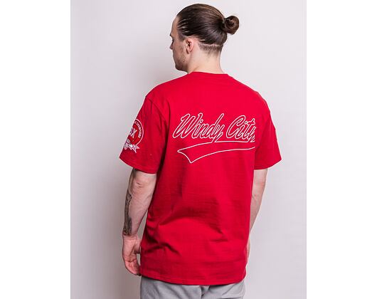 Mitchell & Ness Champ City S/S Tee Chicago Bulls Scarlet T-Shirt