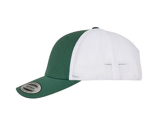 Yupoong Retro Trucker 2-Tone Evergreen/White Cap