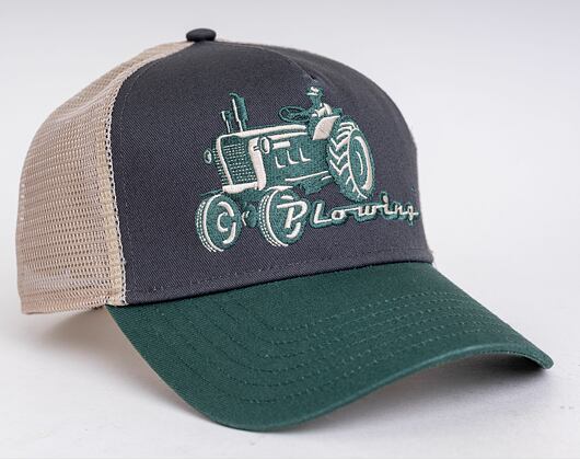 Stetson Trucker Plowing by Lierys Green/Grey 7751172 Cap