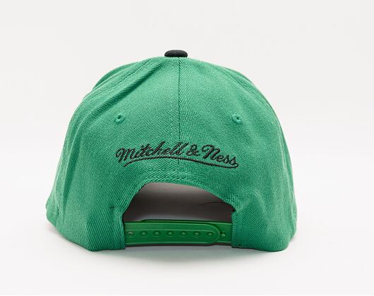 Mitchell & Ness Team 2 Tone 2.0 Stretch Snapback Hwc Boston Celtics Green / Black Cap