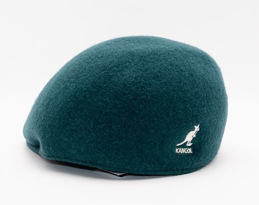 Kangol Seamless Wool 507 Pine Green Flat Cap