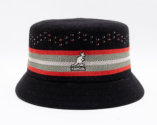 Kangol Slick Stripe Bin Black Hat