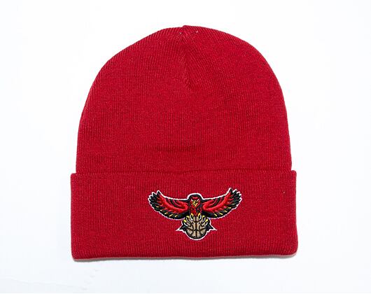 Mitchell & Ness FANDOM KNIT BEANIE HWC Atlanta Hawks Red