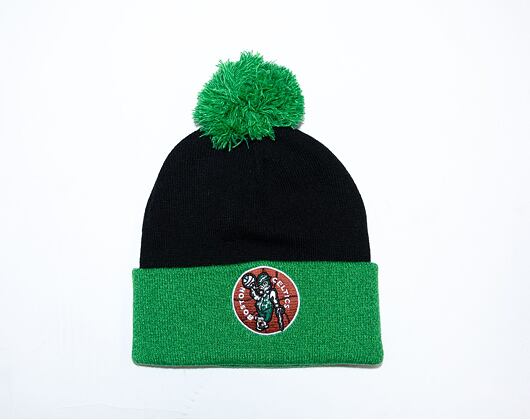 Mitchell & Ness TWO TONE POM BEANIE HWC Boston Celtics Black