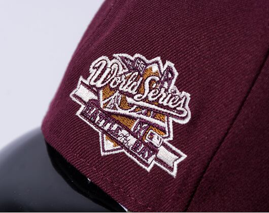 New Era 59FIFTY MLB WS Sidepatch Trail Mix Oakland Athletics Frosted Burgundy Cap