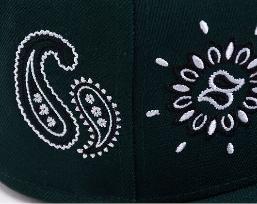 New Era 59FIFTY MLB All-Over-Print Paisley 5 Oakland Athletics Team Color / Optic White Cap