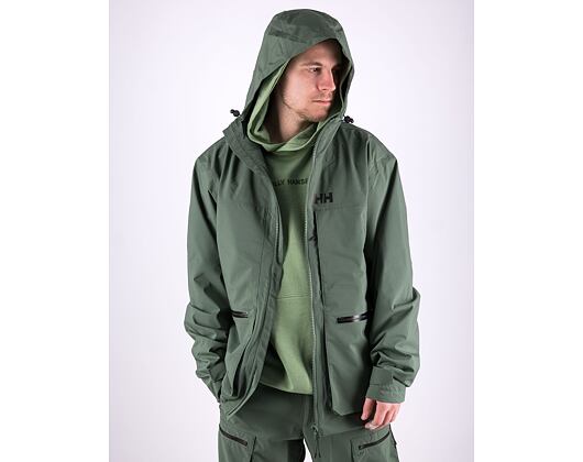 Bunda Helly Hansen Move Hooded Rain Jacket Spruce