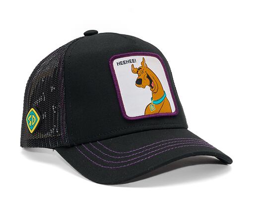 Kšiltovka Capslab Scooby-Doo - Scooby v.2 Trucker Black