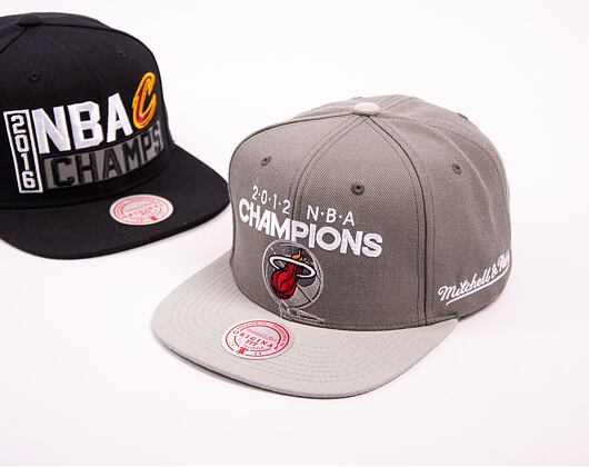 Kšiltovka Mitchell & Ness NBA 12 Champs Snapback Hwc Miami Heat Black / Grey