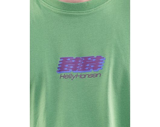 Triko Helly Hansen Play Oversized Tee Even Green