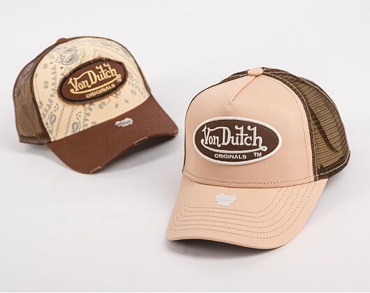 Von Dutch Trucker Boston Powder/Brown Cap