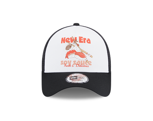 Kšiltovka New Era 9FORTY A-Frame Trucker Food White / Blue Azure