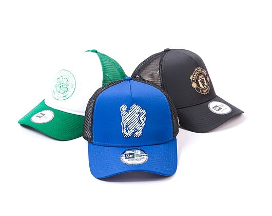 Kšiltovka New Era 9FORTY A-Frame Trucker Overlay Chelsea FC Lion Crest Calming Blue