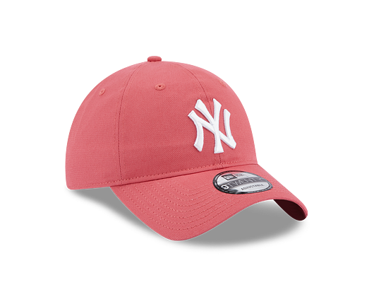 Kšiltovka New Era 9TWENTY MLB League Essential New York Yankees Litmus Pink / Optic White