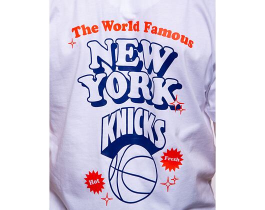 Triko Mitchell & Ness NBA Merch Take Out Tee Knicks White