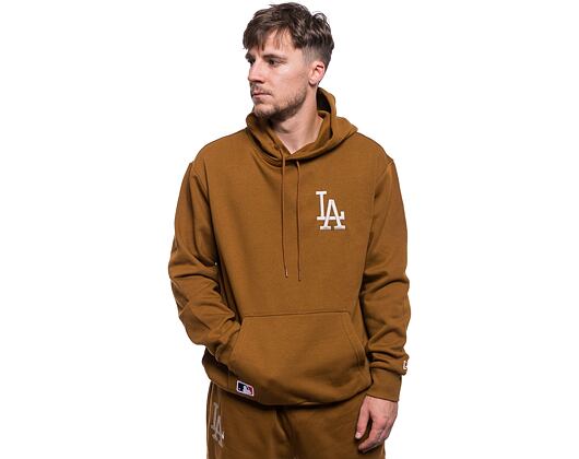 Mikina New Era League Essentials Oversized Hoody Los Angeles Dodgers Toasted Peanut / Stone