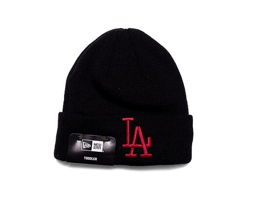 Dětský Kulich New Era MLB Kids League Essential Beanie Los Angeles Dodgers Black / Cardinal