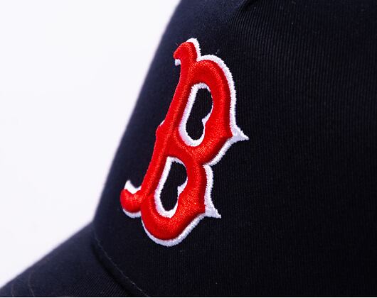 Kšiltovka New Era 9FORTY A-Frame MLB Patch Boston Red Sox Cooperstown Navy