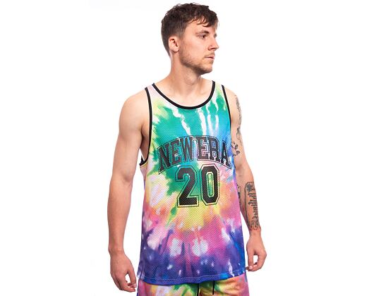 Tílko New Era Tie Dye Tanktop - Multicolor / Black