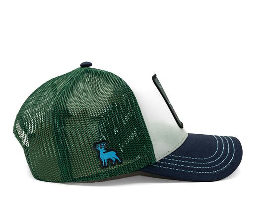 Kšiltovka Capslab Trucker - Deer - Forest - Green / Navy