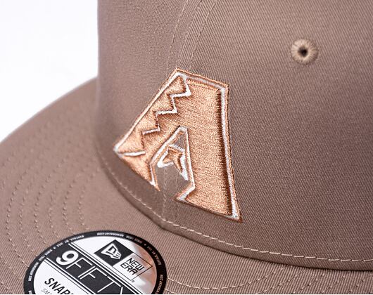 Kšiltovka New Era 9FIFTY MLB Patch Arizona Diamondbacks Retro - Ash Brown / Stone