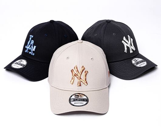 Kšiltovka New Era 9FORTY MLB Animal Infill New York Yankees - Stone