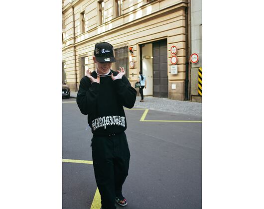 Svetr Wasted Paris Sweater WP Reverse Kingdom White/Black